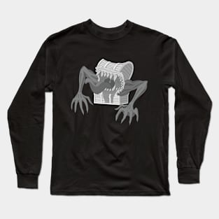 Black and White Mimic Long Sleeve T-Shirt